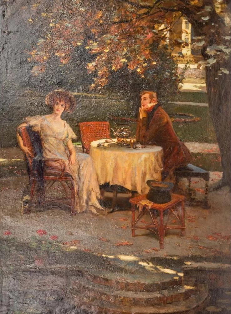 Tè pomeridiano in giardino